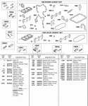 EngineValve Gasket Sets Terminal Connectors Diagram and Parts List for 580447-0333-E2  Briggs and Stratton Engine
